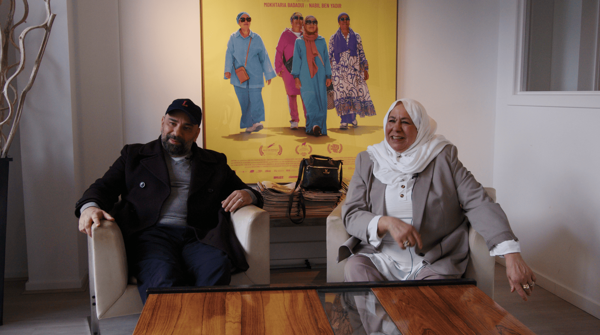 Nabil Ben Yadir et Mokhtaria Badaoui, pour Les Baronnes