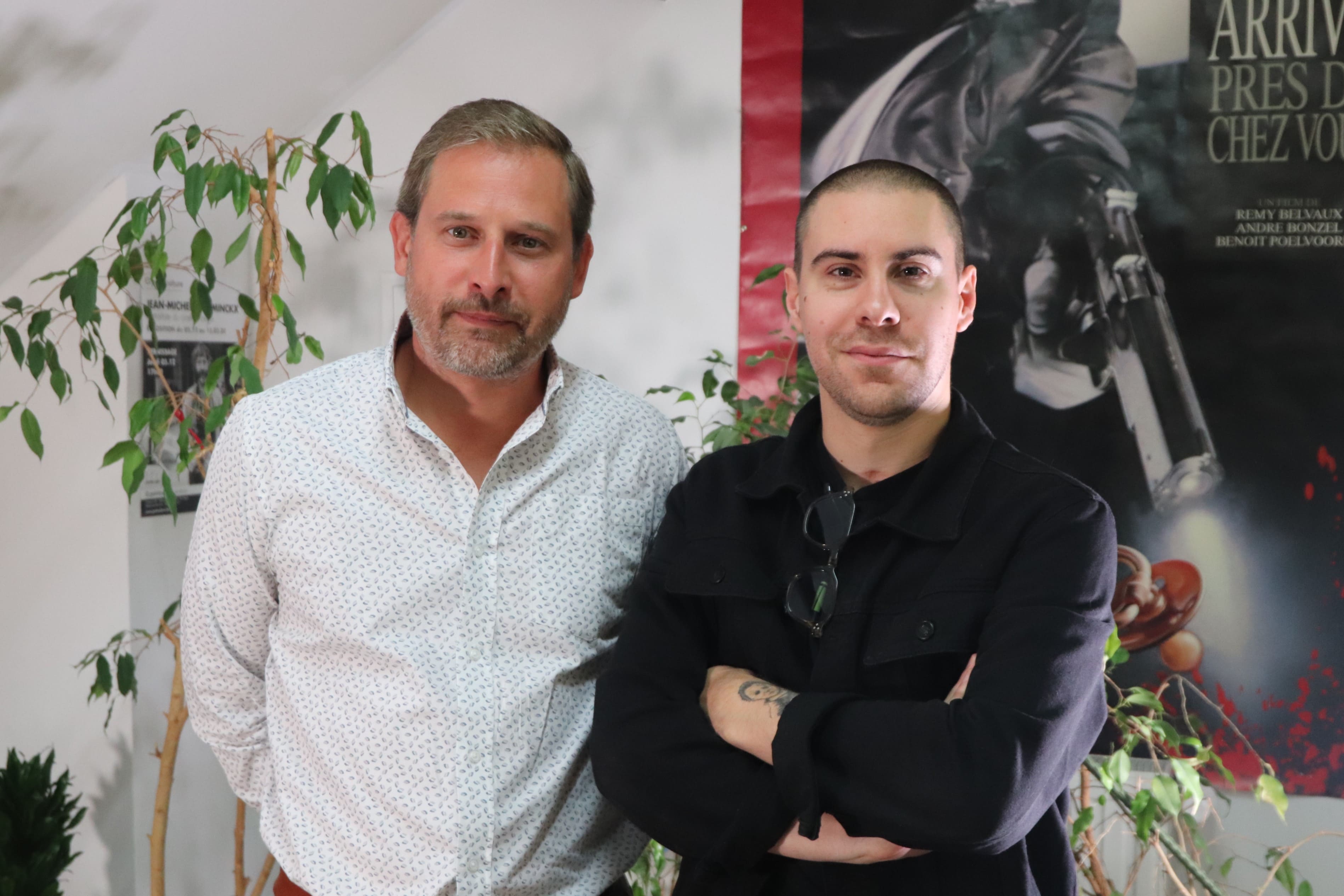 Brandon Gotto (réalisateur et scénariste) et Vivian Audag (producteur) de 'Inferno'