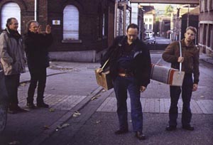 Les fr&egrave;res dardenne sur le tournage du fils